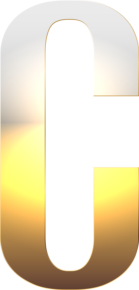 Golden Letter C