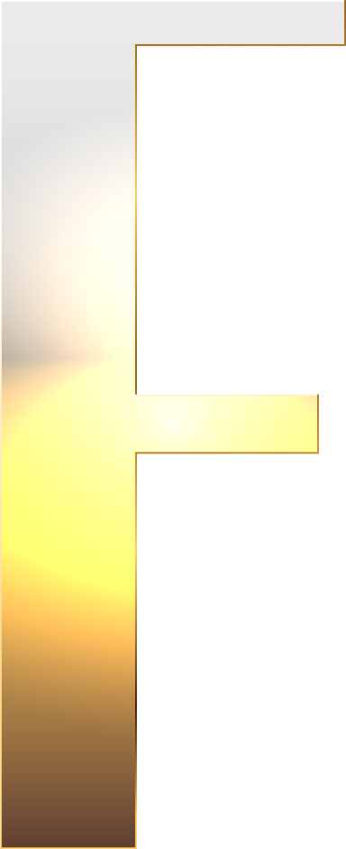 Golden Letter F