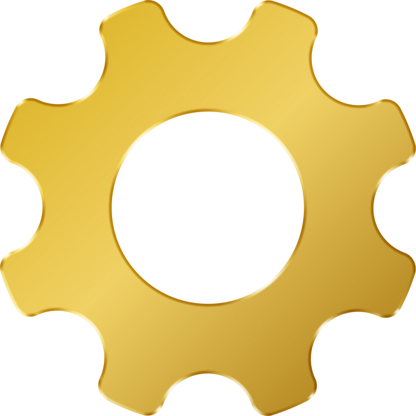 3D Gold Setting Icon